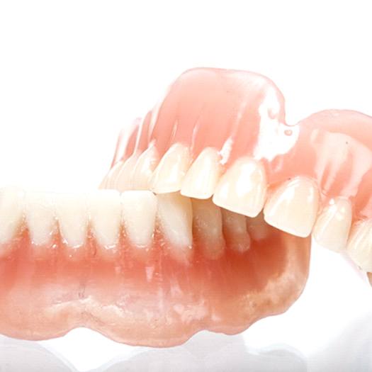 A set of full dentures prepared and ready for a patient in need