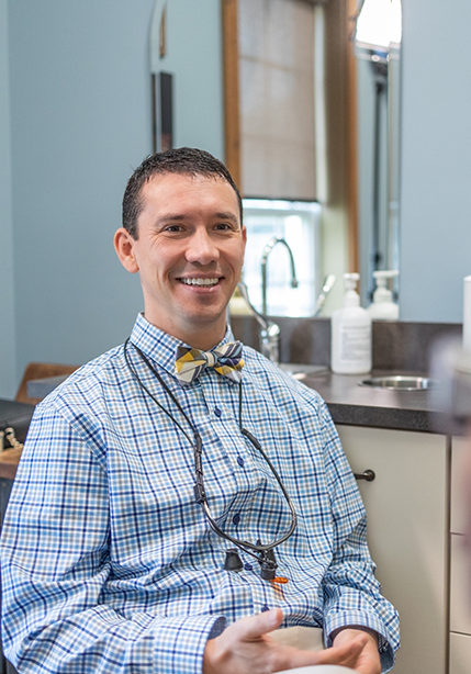 Doctor Parry smiling